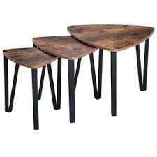 Nesting side table set includes brown outdoor side tables that are made from wicker and steel construction. 3 Piece Nesting Coffee Table Wayfair