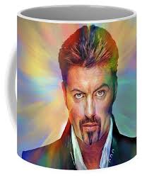 George Michael Coffee Mug by Mal Bray
