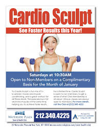 free cardio sculpt cles in january