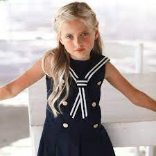 We did not find results for: Lapin House Girls Navy Blue Sailor Sleeveless Party Dress