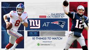 giants vs patriots 10 things to watch