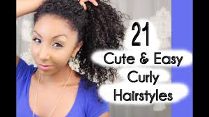Styling cues for shaping and maintaining curly hair—plus, ideas on how to achieve we may earn commission from the links on this page. 21 Cute And Easy Curly Hairstyles Biancareneetoday Youtube