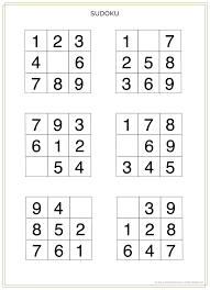 Sudoku 9 Cases Pour Enfants Sudoku Volets Bleus Telechargement