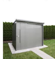 Wir zeigen ihnen schöne beispiele für einen geräteschrank im garten und auch sonst schöne möglichkeiten der gartenaufbewahrung. Gerateschrank Wolff Comfort Line Nagoya Rauchgrau Metallhaus Vom Garten Fachhandler