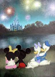 They're even dressed like them. The Magical World Of Disney Double Dating Mickey And Minnie Donald And Daisy Cute Disney Pictures Disney Art Disney Favorites