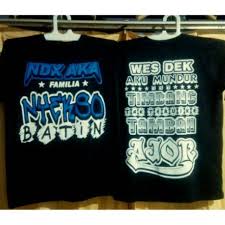 Comment must not exceed 1000 characters. Kaos Ndxaka Ndx Aka Familia Nyekso Batin Shopee Indonesia