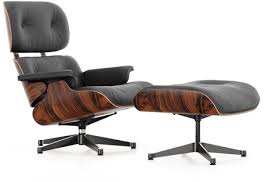 The eames lounge chair and ottoman, officially titled eames lounge (670) and ottoman (671), were released in 1956 after years of development by designers charles and ray eames for the herman miller furniture company. Vitra Lounge Chair Ottoman