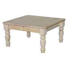 19 h x 50 w x 28 d • product weight : 900x900 Cottage Coffee Table Turn Leg Raw