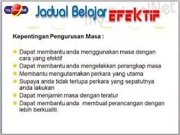 Jadwal belajar menyediakan gambaran mengenai apa yang perlu diselesaikan dan waktu yang tersedia untuk melakukannya. Teknik Buat Jadual Smart Mind Home Centre Putrajaya Facebook