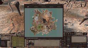 The green circles represent past outposts or potentially suitable locations. Dev Blog 15 Man S Best Friend Kenshi An Open Ended Squad Based Rpg