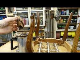 Gebrochenes Stuhlbein Reparieren Repair Broken Chair Leg Youtube Stuhlbeine Reparieren Stuhle