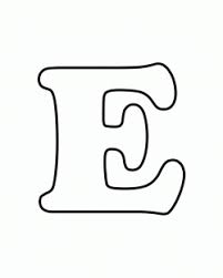 Letter E Coloring Pages Applique Letters Free Printable Coloring Pages Free Printable Coloring
