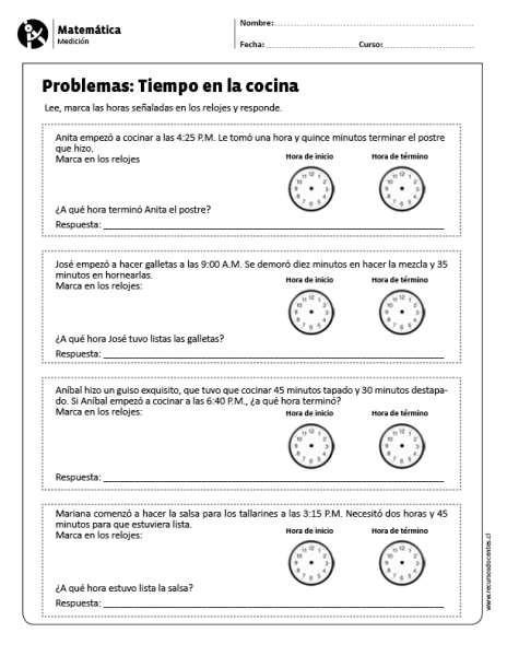 Resultado de imagen para PROBLEMAS PARA IMPRIMIR DEL RELOJ ANALOGICO