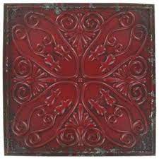 Distressed Red Metal Wall Decor Plaque Shop Hobby Lobby Decorative Wall Plaques Metal Wall Plaques Metal Wall Decor