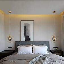 Silvana Modern Ring Pendant Light Hanging Light Fixtures Bedroom Pendant Bedside Pendant Lights