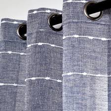 Grommet curtains, window curtains with grommets, grommet curtain panels, dark grey curtains, eyelet curtains, natural window treatments. Farmhouse Textured Grommet Sheer Window Curtain Panel Set Lush Decor Www Lushdecor Com Lushdecor