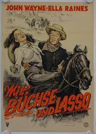 The fighting kentuckian — the classic trailer. Tall In The Saddle Original Release German Movie Poster Galerie Filmposter Net