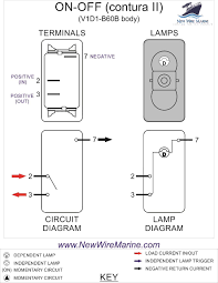 The vmdj is a unique dpdt momentary rocker switch. Rocker Switch Wiring Diagrams New Wire Marine