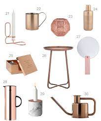 Get The Look 40 Modern Copper Home Accessories Stylecarrot Gold Home Accessories Yellow Home Accessories Copper Home Accessories