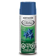 Rust Oleum Specialty Glitter Paint In Royal Blue 290 G Aerosol The Home Depot Canada