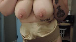 Milky mama Teases milk filled squirting tits upclose