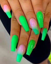 Nothing says spring quite like a bunch of. Best Nails For Summer 2019 Stylish Belles Green Acrylic Nails Green Nails Coffin Nails Designs