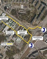 Station flemingsberg (nl) gară din suedia (ro); Alternative Ways To Walk Between Campus Flemingsberg And Commuter Train Station Karolinska Institutet Nyheter