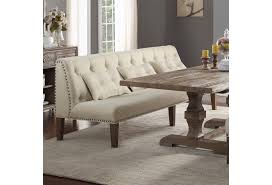 The corner bench composed very well in the dining place, but also allows you to put the bigger table to your kitchen. Acme Furniture Inverness Parker 66083 Upholstered 88 Inch Dining Banquette Bench With Nailhead Trim Corner Furniture Dining Benches