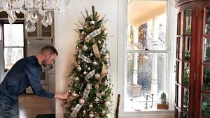 Faux seasonal greenery, ornaments and accents are sure to set the tone of your space during the most wonderful time of the year! Magnolia Plaid Gold Christmas Tree Farmhouse Christmas Tree Youtube