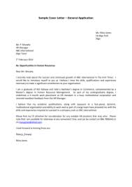 How do you format a cover letter for a resume? Cover Letter Template General Application
