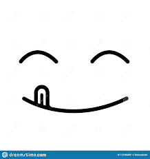 Downloade dieses freie bild zum thema lecker smiley emoji aus pixabays umfangreicher sammlung an public domain bildern und videos. Leckere Lachelnvektorillustrations Karikaturlinie Emoticon Mit Der Zunge Lecken Mund Kostliche Geschmackvolle Nahrung Die Emoji Stock Abbildung Illustration Von Lecken Karikaturlinie 137484881