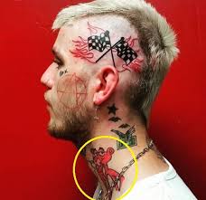 'exit life' tattoo on his back. Lil Peep S 59 Tattoos Their Meanings Body Art Guru