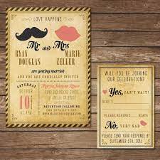 Printable Hipster Wedding Invitation With Rsvp Card Digital Etsy Hipster Wedding Invitations Wedding Invitations Rsvp Fun Wedding Invitations