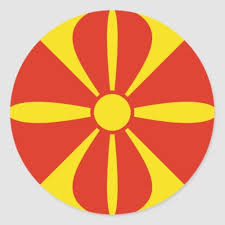 A printable pdf version of the flag is also available. North Macedonia Fisheye Flag Sticker Zazzle Com Custom Stickers Macedonia Flag Personalized Custom