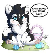 Easter Husky Husky Furry Furry Art Furry