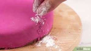 How To Fix Fondant On Cake | Gaely Cake - Youtube