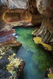 Utah Emerald Pool Mt Zion Places To Travel Places To Go Places To Visit
