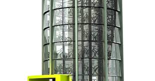 Smartes Fahrrad Parkhaus Verstaut Bis Zu 128 Fahrrader Auf Kleinem Raum Automatisch Parkhaus Fahrrad Urbane Analyse