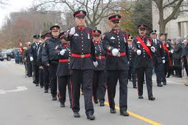 Burlington remembers those who served with procession, ceremony