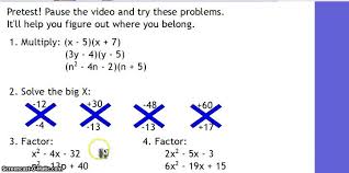 Factor the following polynomials completely we recognize x4−8x2+16. Multiplying Polynomials Big X And Factoring Pick Me Up High School For Health Professions Human Services