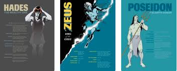 On Pages 113 115 The Big Three Or Poseidon Zeus And Hades Were Mentioned Poseidon Got The Sea Zeus Got The Sk Greek Gods And Goddesses Greek Gods Poseidon