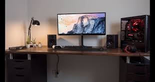 Mein Gaming Work Setup Teil 2 Tischfusse Und Kabelmanagement Neuer Ikea Schreibtisch 2019 Diy Computertisch Ikea Schreibtisch Ikea Mobel Ikea Desk Desk Pc Desk