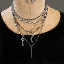 Diamond Key Necklace Skeleton Key Victorian Key Pave Etsy Necklace Key Pendant Diamond Charm