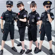 زي ضابط شرطة هالوين للأطفال ، زي تنكري SWAT للأطفال ، مجموعة ملابس خاصة  لحفلات الشرطة ، بدلة تكتيكات قتالية للأطفال ، مجموعة جديدة| | - AliExpress