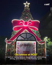 Christmas celebrations in Delhi NCR have a new address 🎄✨ HQ27, The Headquarters is all set to be the newest and most exciting place to celebrate Christmas this season with festive decor,