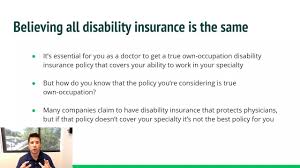 Disability insurance for medical students protects them from possible fiscal disaster and is also a prudent investment. Top 5 Mistakes Doctors Make With Disability Insurance Physician On Fire