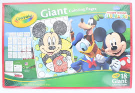 Mickey mouse and friends coloring pages. Mickey Mouse Clubhouse Giant Coloring Book Novocom Top