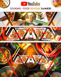 Cooking Food Youtube Banners Youtube Banners No Cook Meals Youtube Banner Design