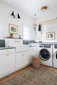 To design an efficient laundry room that saves you time and effort, think about the tasks involved: Drying Rack Over Washer Dryer Design Ideas