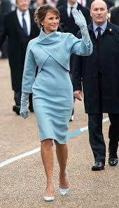 First lady melania trump listens as french president emmanuel macron (l) speaks during a state arrival ceremony at the white house on april 24, 2018. What Melania Trump S Clothes Are Actually Saying Instyle